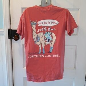 Southern Couture small llama shirt